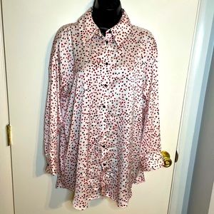 Zara Heart-Dots Button Up